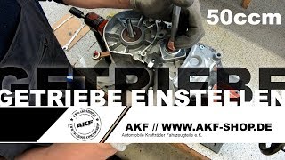 Motor 50ccm  Getriebe einstellen Tutorial [upl. by Htur395]