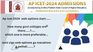 ap ICET 2024 list of govt Universitys [upl. by Olpe]