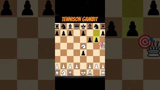 Tennison Gambit  QUEEN SACRIFICE shortsfeed chessopening [upl. by Narhem]