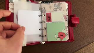 Quick flip through my Mini Filofax Finsbury [upl. by Fredela]