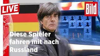 Jogi Löw nominiert seinen Kader für die WM 2018  Volle Länge [upl. by Evelin]