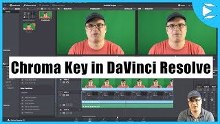 Quick and Easy Chroma Key in Davinci Resolve [upl. by Nellaf399]