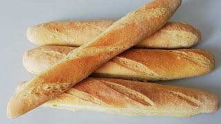 RECETTE de La Baguette française  recettes faciles et inratable🥖 make french baguettes at home [upl. by Rasec]