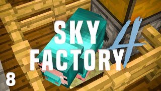 SkyFactory 4 Ep 8 Resource Hog Automation  2nd Prestige Point [upl. by Riba]