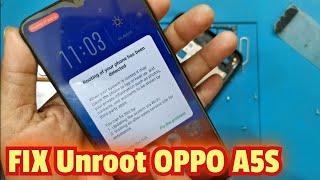 FIX UNROOT OPPO A5Steksovlog [upl. by Immat]