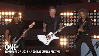 Metallica One Global Citizen Festival New York NY  September 24 2016 [upl. by Dalury159]