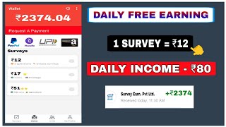 Do Online Surveys amp Earn Money  Easy Job For Students  Money Making Apps  Earn Money Online [upl. by Posner665]