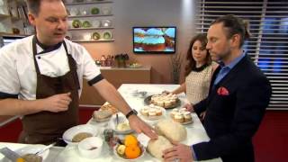 Magnus Johanssons lyxiga semlor  Nyhetsmorgon TV4 [upl. by Lessirg541]