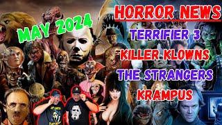 2024 May Horror News  Terrifier 3  The Strangers  Krampus [upl. by Miett658]