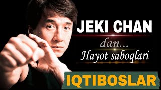 JEKI CHAN hayot saboqlarisozlari IQTIBOSLARI [upl. by Valeta]