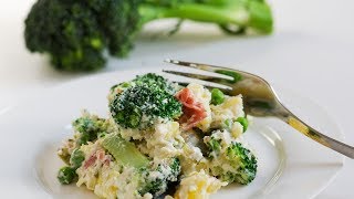 BROCCOLI SALAD Easy amp Light Recipe [upl. by Kristien]