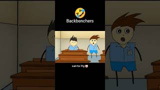 when backbenchers become crazy  ft backbenchers animation comedy cartoon storytime shorts [upl. by Elrak]