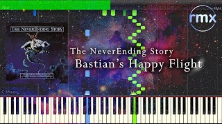 The Neverending Story  quotBastians Happy Flightquot Piano Solo Arrangement FREE Sheet Music [upl. by Stockmon140]