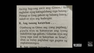 January 21 2024 Feast of Sto Niño Responsorial psalm [upl. by Akimik663]