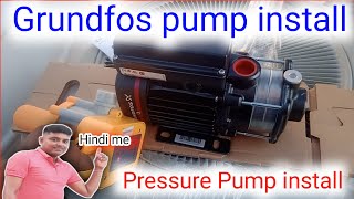 Grundfos pump install  Grundfos pump installation  how to install grundfos pressure pump [upl. by Ardnuaet]