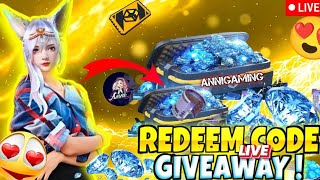 FREE FIRE LIVE CUSTOM ROOM GIVEAWAY ❤️✨ TEAM CODE GIVEAWAY ff fflive giveaway gyangaming [upl. by Marga]