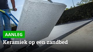 GeoCeramica leggen  BESTE MANIER voor een terras van keramische tuintegels  Bestratingswebnl [upl. by Meneau601]