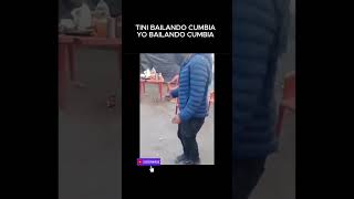 YO BAILANDO CUMBIA TINI BAILANDO CUMBIA memes shorts cumbia [upl. by Rempe]