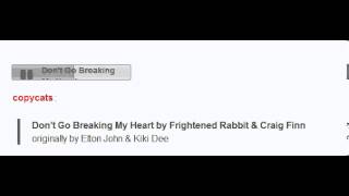 Dont Go Breaking My Heart  Frightened Rabbit  Craig Finn [upl. by Anoel923]