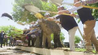 Georgetown breaks ground on downtown parking garage [upl. by Nolitta]