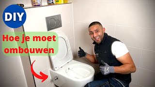 leer inbouw wc ombouwen naar een wc douche Deze loodgieter geeft tips en trucs [upl. by Copland]