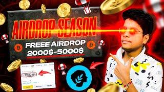 😱😱 Earn Freee Gauranteed 5000 From Airdrops  Biggest Crypto Airdrop of 2024  Best Airdrop 2024 [upl. by Rossi13]