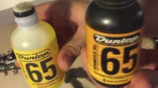 Dunlop Fretboard 65 Ultimate Lemon Oil ★ FIRST LOOK ★ Review [upl. by Lled586]