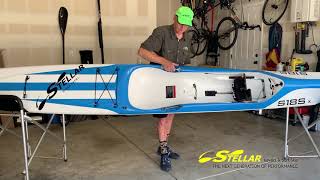 S18SX Surf Ski  Stellar Kayaks amp Surf Skis [upl. by Elocen]