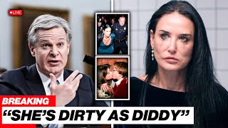 FBI Lists Demi Moore as Key Abuser After Diddy at Diddys Party [upl. by Zitella]