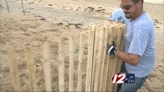 Westerly engineers nonbiodegradable system to protect beaches [upl. by Doone385]