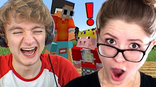 Couple Reacts To Minecrafts Funniest YouTuber Talent Show [upl. by Allemaj]