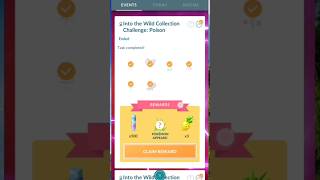 Into the Wild all Collection Challenge Rewards in Pokemon Go  Shorts PokemonGo ShinyPokemon [upl. by Ttergram]