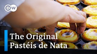 The Only Truly Original Pastéis de Nata  Pastéis de Belém From Lisbon Portugal [upl. by Coralyn]