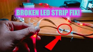 How To Fix A Broken Led Strip [upl. by Robinette119]