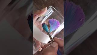 Glass Painting Idea  Beautiful😍 Glass Art shorts viralvideo youtubeshorts [upl. by Hodge]