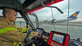 Feuerwehr Doku Alarm für die Flughafenfeuerwehr Frankfurt  Einsatz am Fraport [upl. by Laemaj552]