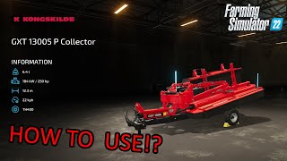 Kongskilde GXT 13005 P Collector Farming Simulator 22 [upl. by Flossie]