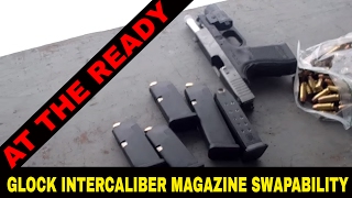 SHOOT 9MM FROM 40SampW GLOCK MAGAZINES AND VICE VERSA by At The Ready [upl. by Ardie]