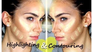 My Cream Contouring amp Highlighting Routine Like Kim Kardashians  Ruby Golani [upl. by Fachanan650]