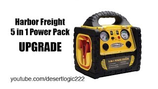 Harbor Freight 5 in1 Portable Power Pack 55 Upgrade [upl. by Yand694]