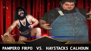 1972 Dec 30  NWA BTW  Haystacks Calhoun vs Pampero Firpo [upl. by Tolmann]