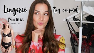 LINGERIE TRY ON HAUL 2022 provo con voi un nuovo brand  NUDITTA [upl. by Helfand235]