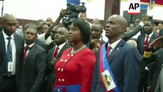 Jovenel Moise sworn in as president of Haiti [upl. by Eniamart975]