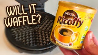 Waffle Maker vs Strange Things Coffee Shampoo Cotton Candy [upl. by Eadith]