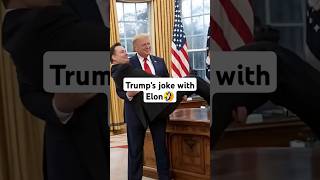 Donald Trumps joke with Elon Musk 😂🤣🤣 prank donaldtrump elonmusk [upl. by Tratner]