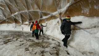 the Pykrete Dome  worlds biggest icedome  a movie by Bart van Overbeeke  Structural Ice [upl. by Lissa]