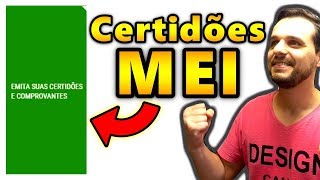 Certidões MEI  6 Documentos FUNDAMENTAIS de Sua Empresa MEI [upl. by Rosenkranz]