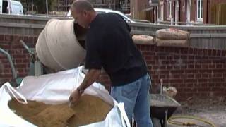 How to Mix Cement and Concrete with a Cement Mixer [upl. by Albur]