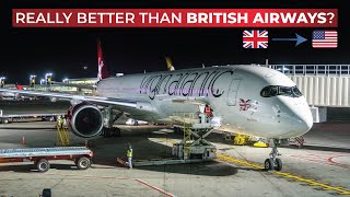 BRUTALLY HONEST  TransAtlantic on Virgin Atlantics brandnew A3501000 in Economy Class [upl. by Mairym]