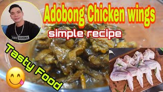 CHICKEN WINGS ADOBO Pinoy Secret RecipeDenzkyG [upl. by Belsky340]